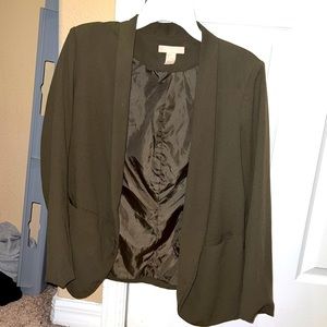 H&M Olive Blazer